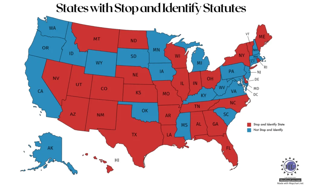 Photo of States with Stop and Identify (aka: "Stop and Frisks") Laws_1024x620 | Legal Blog of Cox, Rodman, & Middleton, LLC | 5105 Paulsen Street Suite 236-c Savannah, GA 31405