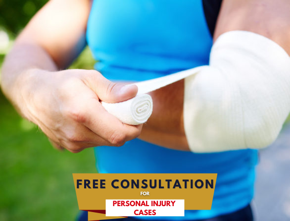 Photo of a woman with a bandages from a Personal Injury - Free Consultation | Practice Areas of Cox, Rodman, & Middleton, LLC