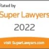 Image of the 2022 Super Lawyers badge for the law firm website home page of Cox, Rodman, & Middleton, LLC in Savannah, GA