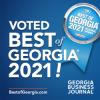 2021 Best Of Georgia (BOGA) badge awarded to the criminal defense law firm of Cox, Rodman, & Middleton, LLC by the Georgia Business Journal